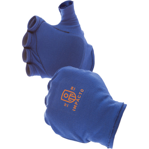 Anti-Impact Fingerless Left-Hand Glove Liner, 6/X-Small, Synthetic Palm, Slip-On Cuff Toolneeds Inc.