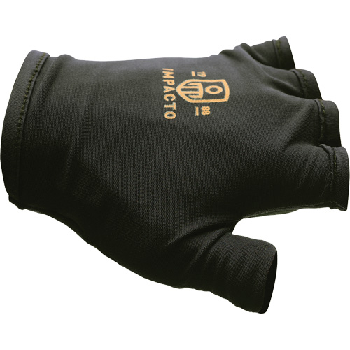Anti-Impact Fingerless Right-Hand Glove, X-Small, Split Leather Palm, Slip-On Cuff Toolneeds Inc.