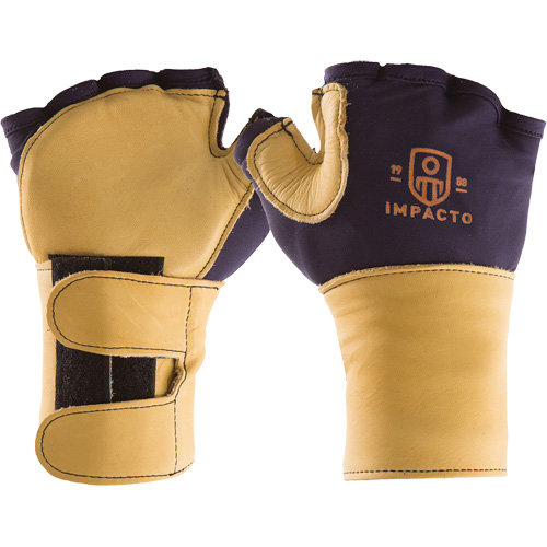 Premium Impact & Repetitive Strain Protective Left-Hand Glove, Size X-Small, Grain Leather Palm Toolneeds Inc.