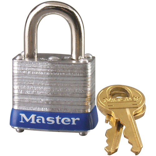 Pin Tumbler Padlock, Keyed Alike, Laminated Steel, 1-1/8" Width Toolneeds Inc.