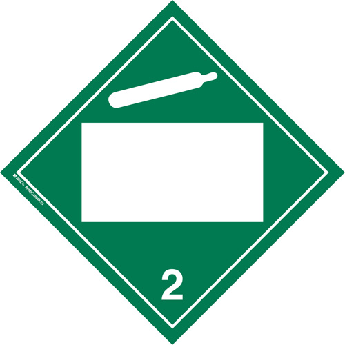 Plaque-&eacute;tiquette TMD gaz non toxique, Plastique Toolneeds Inc.