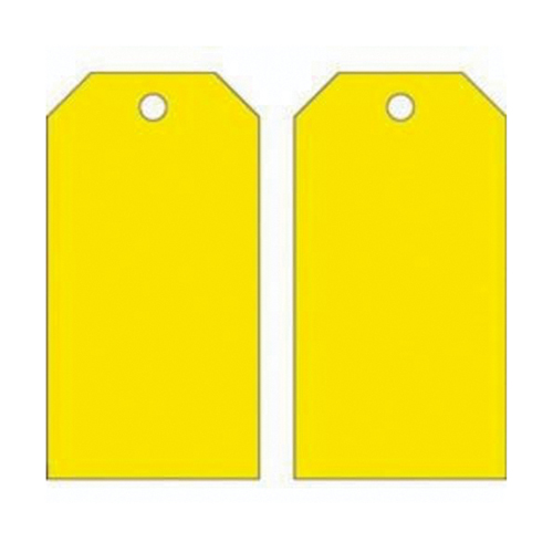 Blank Self-Laminating Accident Prevention Tags, Metal, 3" W x 5-3/4" H Toolneeds Inc.