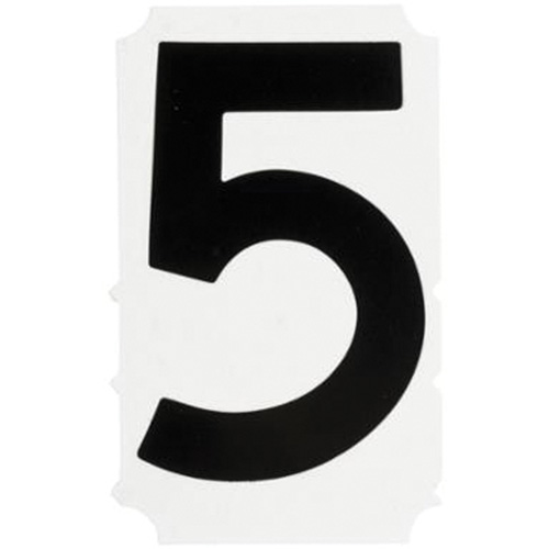 &eacute;tiquettes de lettres et chiffres gothiques individuels Quick-Align, 5, 4" h, Noir Toolneeds Inc.