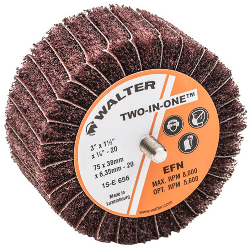 Meule &agrave; lamelles abrasives Two-In-One Toolneeds Inc.
