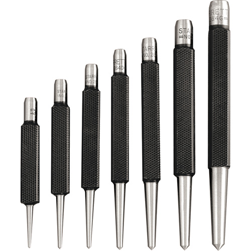 Ensemble de 7 pointeaux &agrave; centrer &agrave; tige carr&eacute;e Toolneeds Inc.