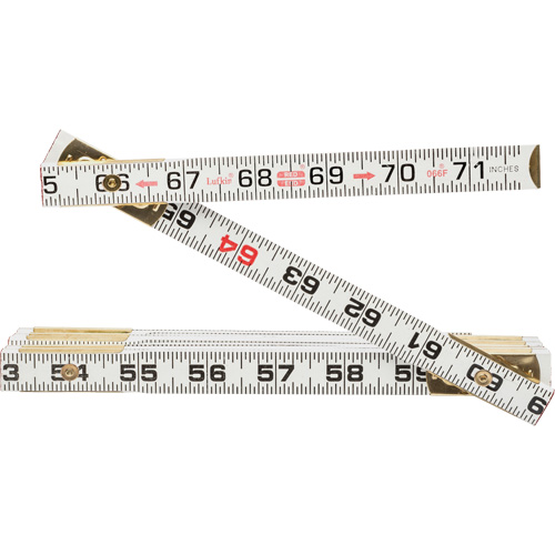 R&egrave;gle plate Red End, 6' lo, Bois Toolneeds Inc.