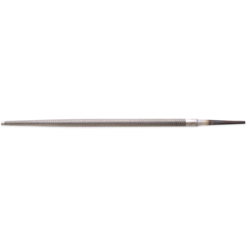 Single Cut File, 3/8" Dia. x 10" L, Round, Bastard Cut Toolneeds Inc.