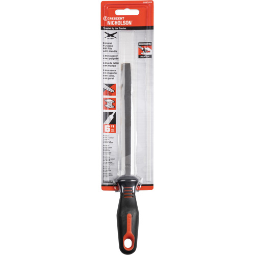 Lime &agrave; taille simple avec poign&eacute;e ergonomique, Rectangulaire, 6", B&acirc;tarde Toolneeds Inc.