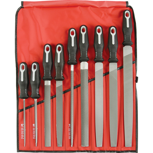 Jeux de 9 limes ergonomiques, 9 pi&egrave;ces Toolneeds Inc.