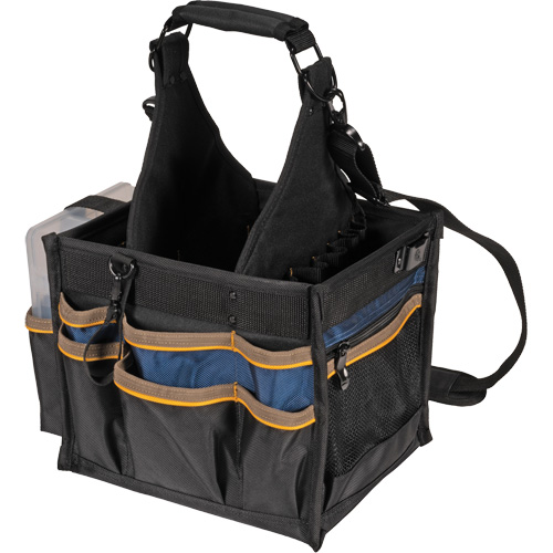 Grands porte-outils pour &eacute;lectriciens et travaux de maintenance, Polyester, 23 pochettes, Noir Toolneeds Inc.
