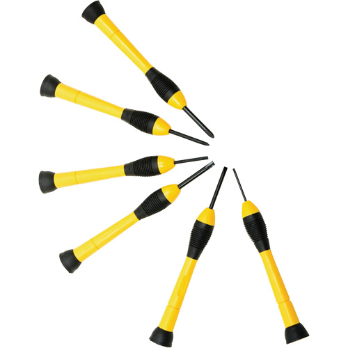 Jeu de tournevis de pr&eacute;cision, 6 mcx Toolneeds Inc.