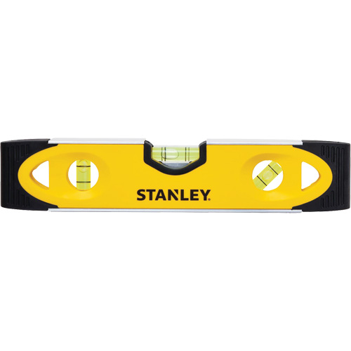 Shock-Resistant Torpedo Level, 9" L, Aluminum, 3 Vials, Magnetic Toolneeds Inc.