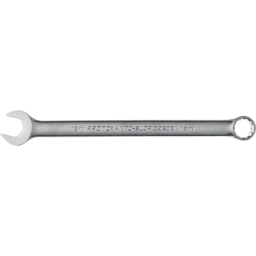 Combination Wrench, 12 Point, 16 mm, Satin Finish Toolneeds Inc.