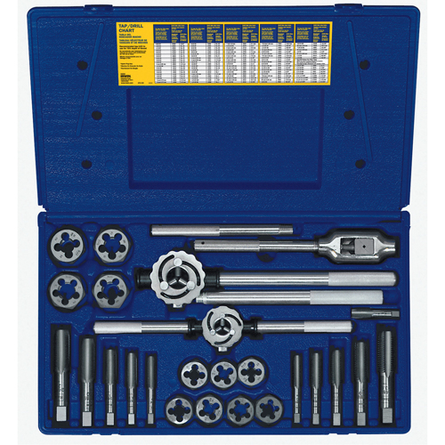 Hanson&reg; Metric Tap & Hex Die Set, 25 Pieces Toolneeds Inc.