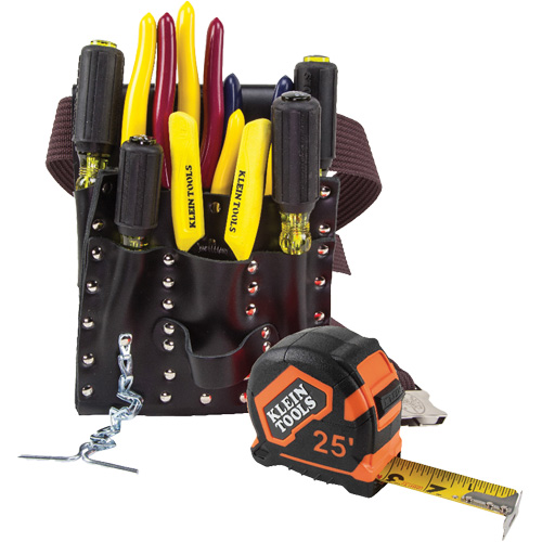 Electricians Tool Set, Leather, White Toolneeds Inc.