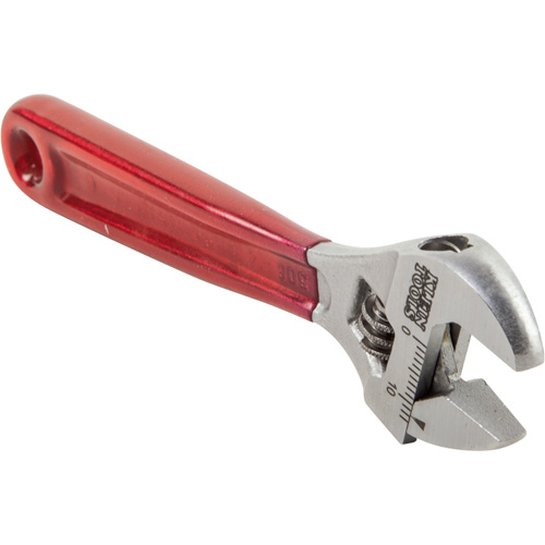 Adjustable Wrench, 4-1/2" L, 1/2" Max Width, Chrome/Polished Toolneeds Inc.