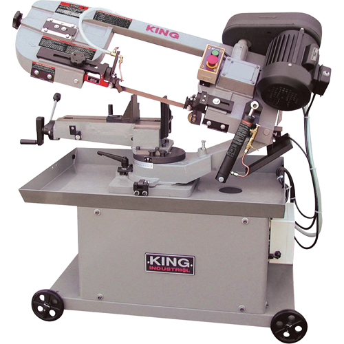 Metal Cutting Dual Swivel Band Saws, Horizontal/Vertical, Round 7" and 7" x12"  Rectangular Cutting Capacity Toolneeds Inc.