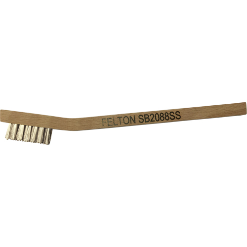 Small Cleaning Scratch Brushes, Stainless Steel, 3 x 7 Wire Rows, 7-3/4" Long Toolneeds Inc.