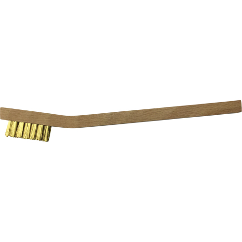 Petites brosses de nettoyage , Laiton, 3 x 7 rangs de fils, Longueur 7-3/4" Toolneeds Inc.