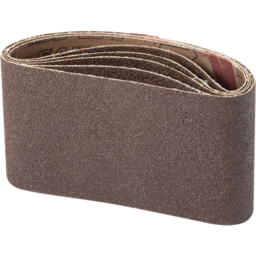 Portable Abrasive Belt, 3" W x 21" L, Aluminum Oxide, 100 Grit Toolneeds Inc.