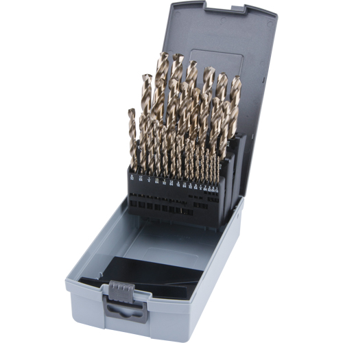 Jobber Length Drill Bit Set, 29 Pieces, High Speed Cobalt Toolneeds Inc.