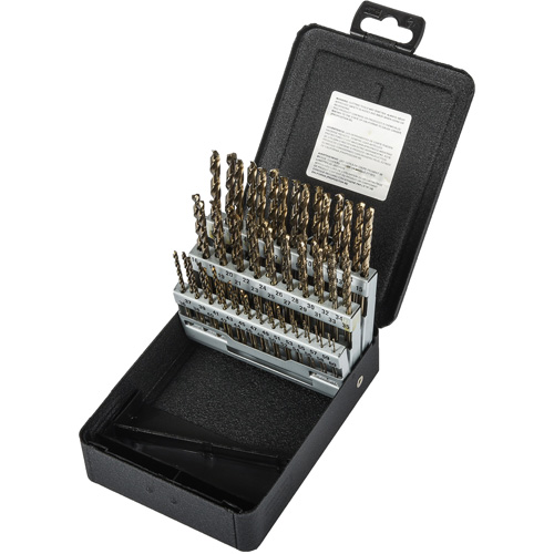 Jeu de forets s&eacute;rie courte, 60 morceaux, Acier rapide au cobalt Toolneeds Inc.