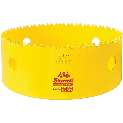 Scie &agrave; cloche bim&eacute;tal 5-1/4", 5-1/4", Profondeur de la coupe 2", Bim&eacute;tal Toolneeds Inc.