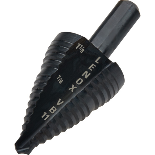 #11 Step Drill Bit, 7/8" - 1-1/8" , 1/4" Increments, High Speed Steel Toolneeds Inc.