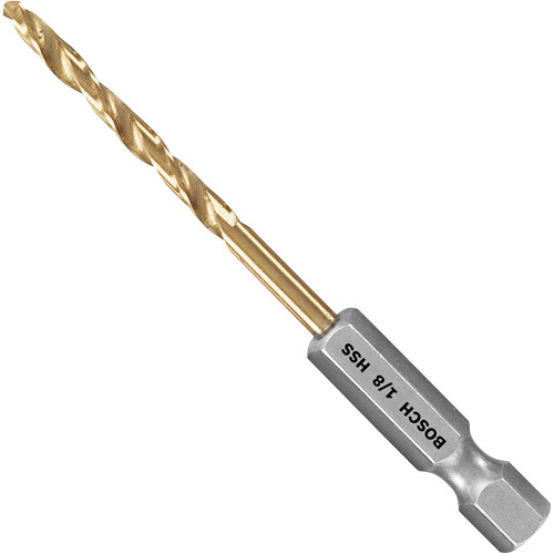 Impact Tough Drill Bit, High Speed Steel, 1-3/4" Flute, 135° Point Toolneeds Inc.