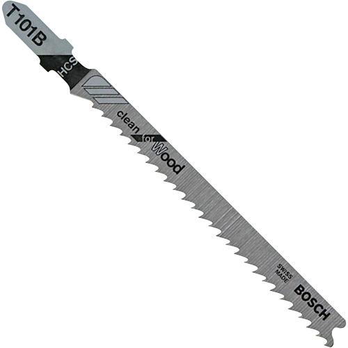 Wood Cutting Jigsaw Blade, High-Carbon Steel, T-Shank, 4" L, 10 TPI Toolneeds Inc.