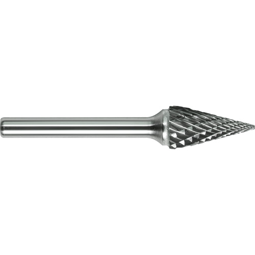 Drillco&reg; Solid Carbide Burr, SM-4L, 3/8" Dia., 1/4" Shank, 1" Depth of Cut Toolneeds Inc.