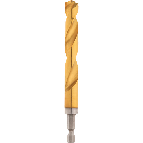 Shockwave Drill Bit, 1/2", Titanium, 3-21/64 Flute, 135° Point Toolneeds Inc.