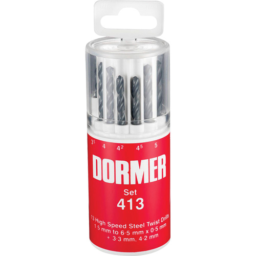 Jobber Drill Bit Set, 13 Pieces, High Speed Steel Toolneeds Inc.