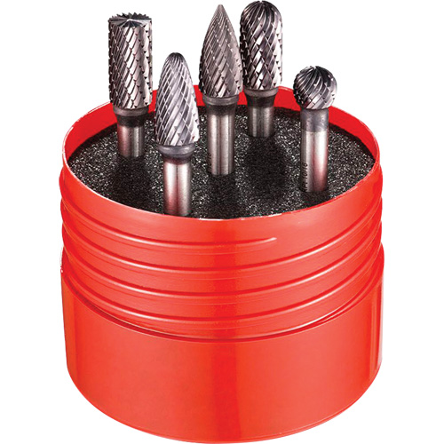 Double Cut Rotary Burr Set, 5 Pieces Toolneeds Inc.