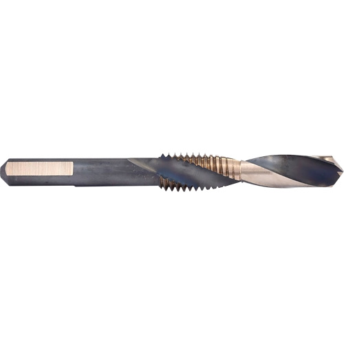 Taraud & Foret Combin&eacute;, 5/8"-11, Acier rapide, Cannelure 1-1/2" Toolneeds Inc.