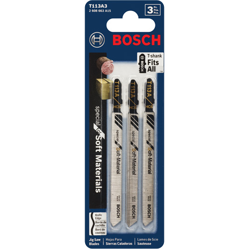 Knife-Edge Jigsaw Blades, High-Carbon Steel, T-Shank, 4" L Toolneeds Inc.