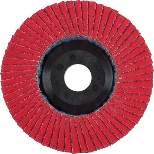 Flap Disc, 4-1/2" x 5/8"-11, Type 27, 40 Grit, Ceramic Toolneeds Inc.