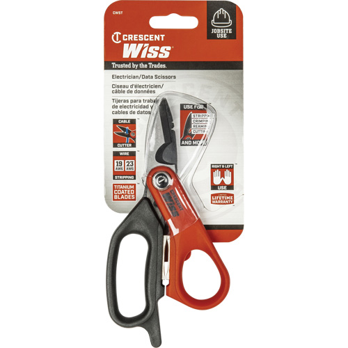 Cisailles pour &eacute;lectriciens et c&acirc;bles de donn&eacute;es, 6", Poign&eacute;e Anneaux Toolneeds Inc.