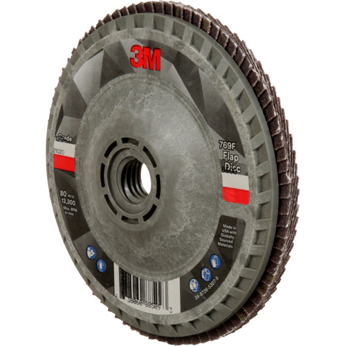 769F Quick Change Flap Disc, 4-1/2" x 5/8"-11, Type 27, 120+ Grit, Ceramic Toolneeds Inc.