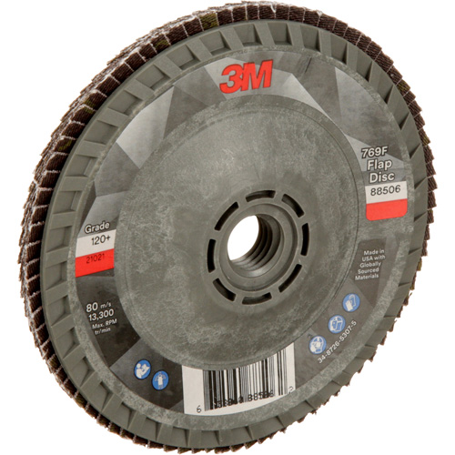 769F Quick Change Flap Disc, 4-1/2" x 5/8"-11, Type 29, 120+ Grit, Ceramic Toolneeds Inc.