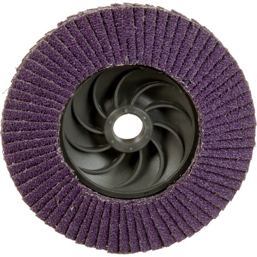 Disque &agrave; lamelles &agrave; changement rapide 769F, 4-1/2" x 5/8"-11, Type 29, Grain 40+, C&eacute;ramique Toolneeds Inc.