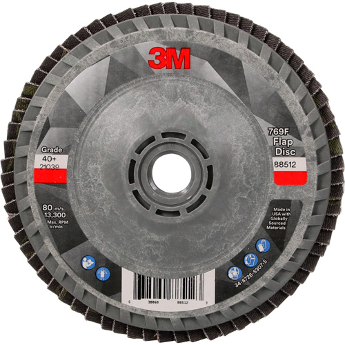 769F Quick Change Flap Disc, 4-1/2" x 5/8"-11, Type 27, 40+ Grit, Ceramic Toolneeds Inc.