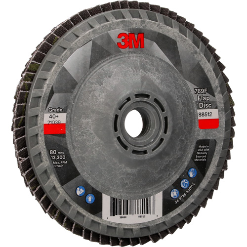 769F Quick Change Flap Disc, 4-1/2" x 5/8"-11, Type 27, 40+ Grit, Ceramic Toolneeds Inc.