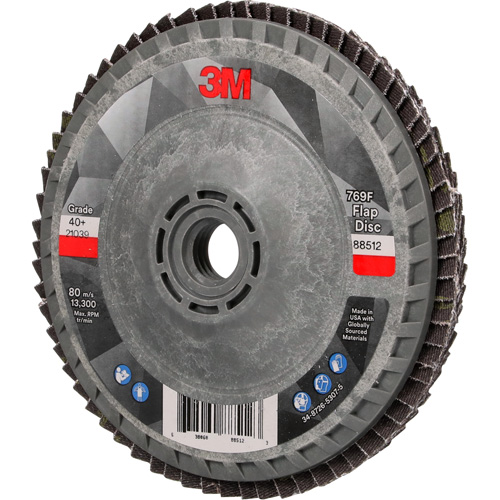 769F Quick Change Flap Disc, 4-1/2" x 5/8"-11, Type 27, 40+ Grit, Ceramic Toolneeds Inc.
