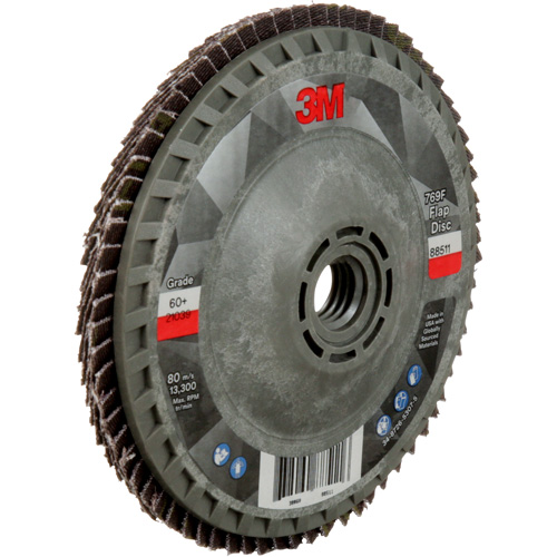 769F Quick Change Flap Disc, 4-1/2" x 5/8"-11, Type 27, 60+ Grit, Ceramic Toolneeds Inc.