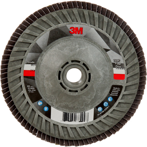 769F Quick Change Flap Disc, 5" x 5/8"-11, Type 29, 80+ Grit, Ceramic Toolneeds Inc.