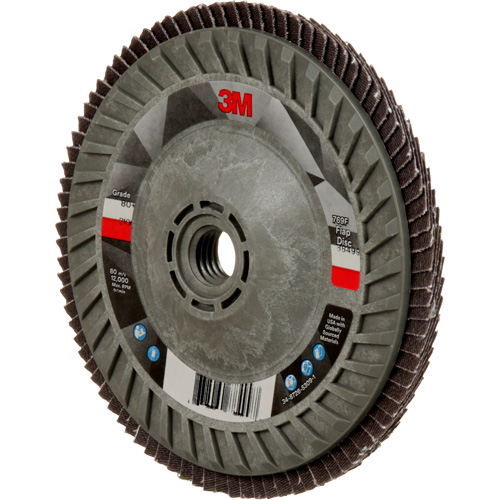 769F Quick Change Flap Disc, 5" x 5/8"-11, Type 29, 80+ Grit, Ceramic Toolneeds Inc.