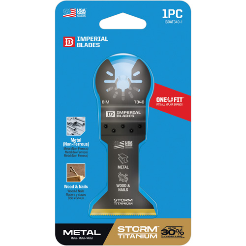 Lame en titane pour le m&eacute;tal Storm One Fit Toolneeds Inc.