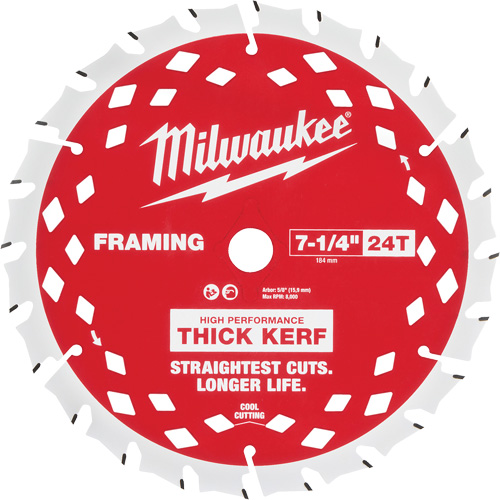 Thick Kerf Framing Circular Saw Blade - 25-Pack, 7-1/4", 24 Teeth, Wood Use Toolneeds Inc.