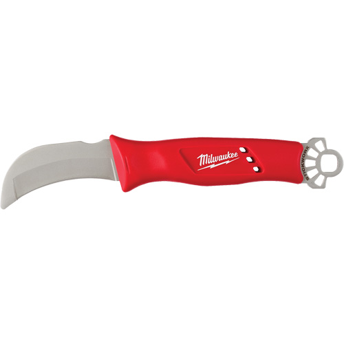 Linemans Blunt Tip Hawkbill Knife with STICKWORK 3-in-1 Ring Toolneeds Inc.